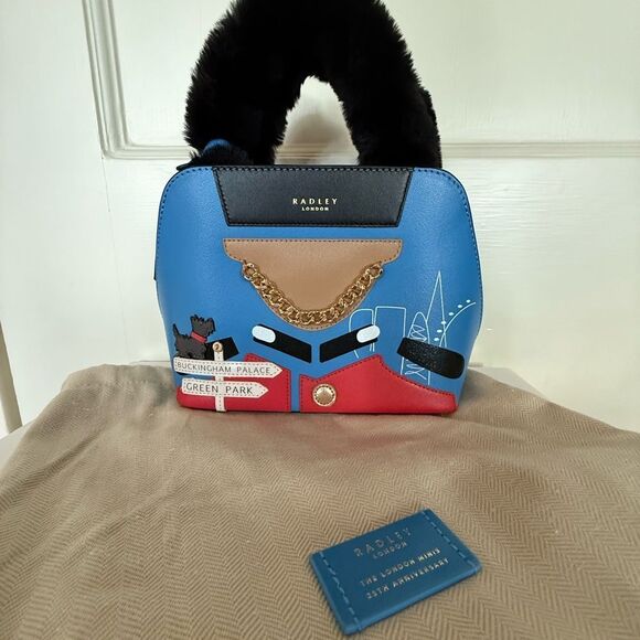 Radley London Minis 25th Anniversary Royal Guard Small Leather Handbag - NWT - Picture 5 of 15